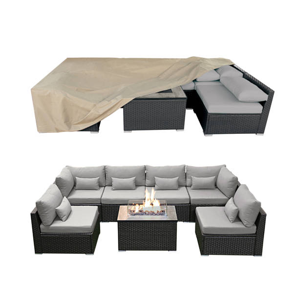 Symple Stuff Outdoor Patio Sectional Cover & Reviews Wayfair